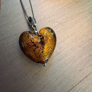 Elegant Gold Heart Pendant Necklace